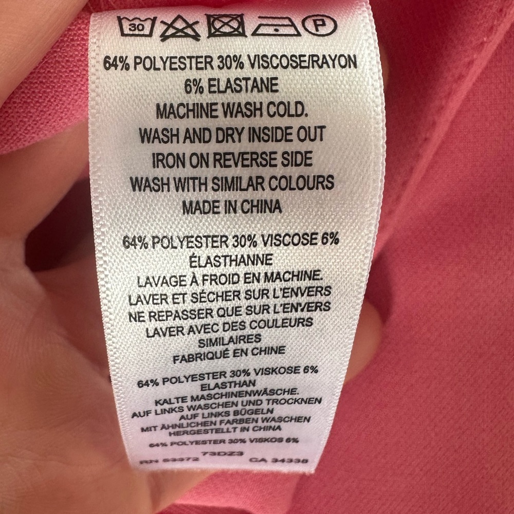 NWT French Connection Pink Mini Skirt US 2 - Picture 9 of 11